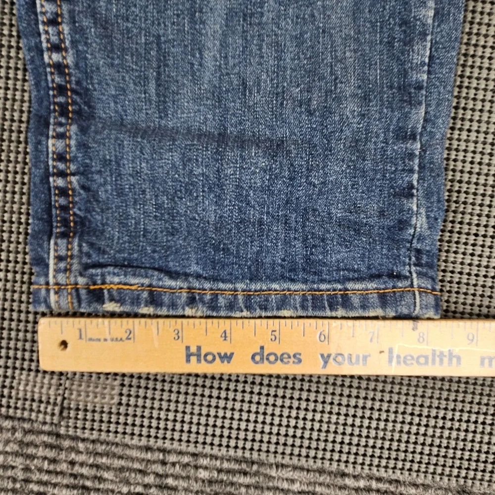 Levi's 559 Relaxed Straight Mens 36x30 Light Wash Blue Stretch Jeans 00559-0552